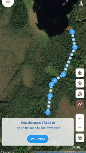 Vindskyddskartan (Shelter Map) screenshot