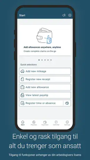 Visma Employee screenshot