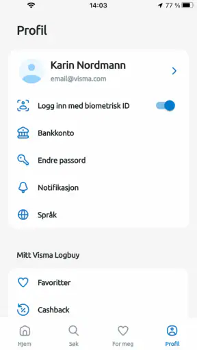 Visma LogBuy screenshot