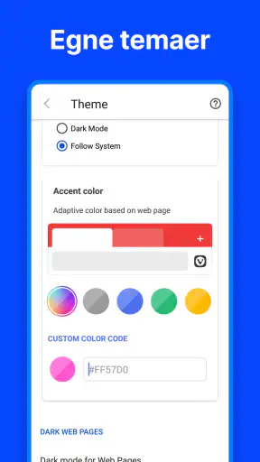 Vivaldi Browser: Rask & Sikker screenshot