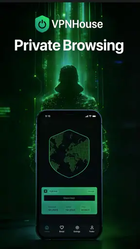 VPNHouse Fast & Secure VPN app screenshot