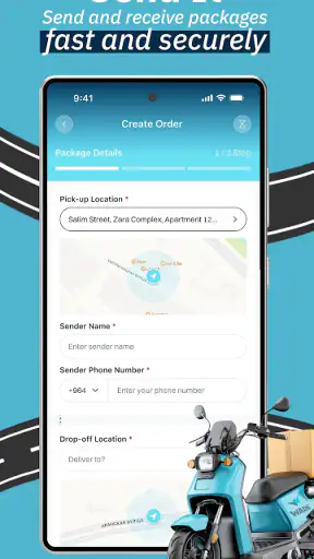 Wade: Delivery & Taxi screenshot