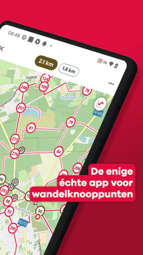 Wandelknooppunt screenshot