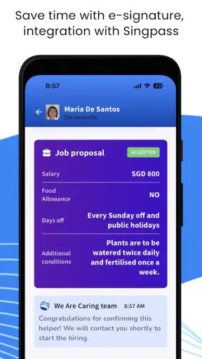 We Are Caring - Hire Helper screenshot