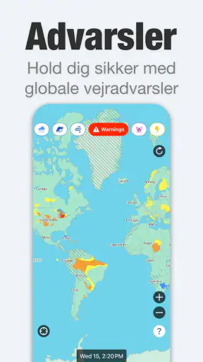 Weathernews Vejrudsigt screenshot