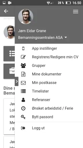 Webtemp screenshot