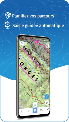 WeTrek Offline IGN hiking maps screenshot