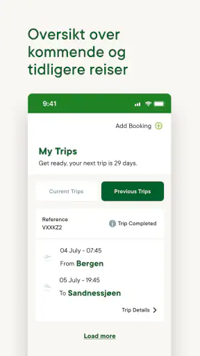 Widerøe screenshot