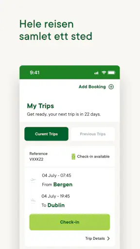 Widerøe screenshot