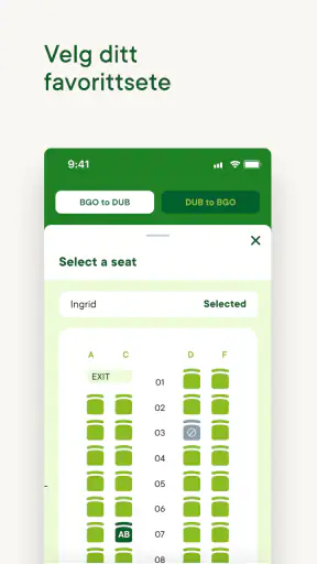 Widerøe screenshot