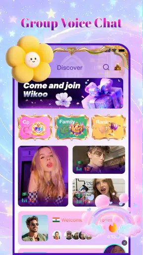 Wikoo - Voice Chat Party&Games screenshot