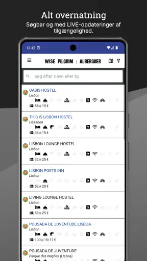 Wise Pilgrim Camino Portugués screenshot