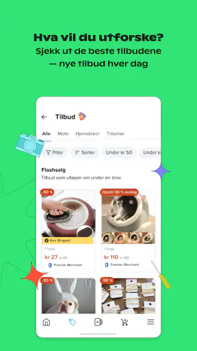 Wish: Handle og Spar screenshot