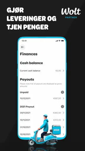 Wolt Courier Partner screenshot