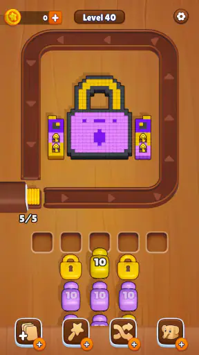 Wood Loop: Cube Shooter screenshot