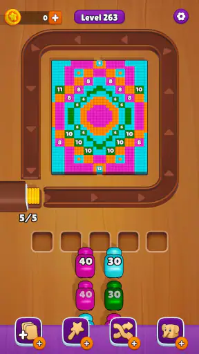 Wood Loop: Cube Shooter screenshot