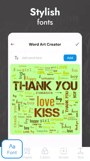 Word Art Creator - Word Cloud screenshot
