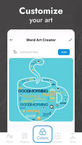 Word Art Creator - Word Cloud screenshot