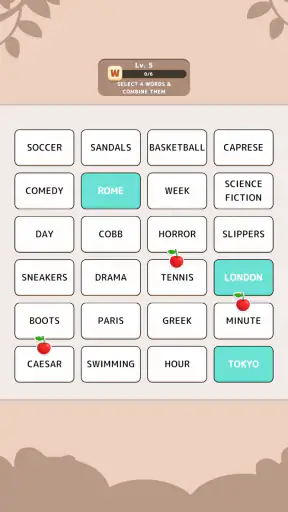 Word Merge: Associations screenshot