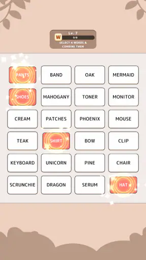 Word Merge: Associations screenshot