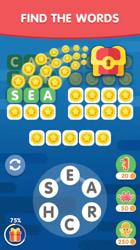 Word Search Sea: Letter Games screenshot