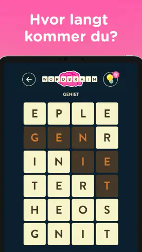 WordBrain screenshot