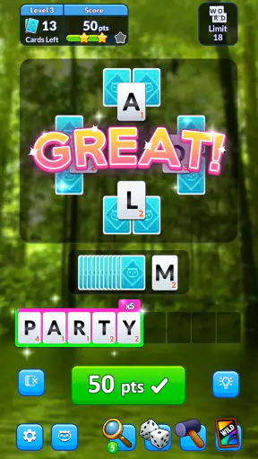 Wordscapes Solitaire screenshot
