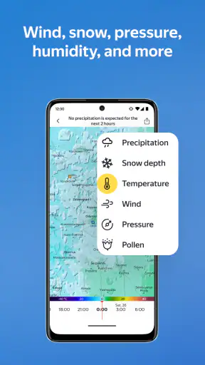 Yandex Weather & Rain Radar screenshot