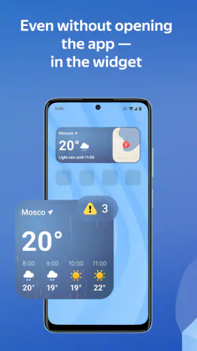 Yandex Weather & Rain Radar screenshot