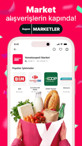 Yemeksepeti - Yemek & Market screenshot