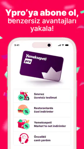 Yemeksepeti - Yemek & Market screenshot