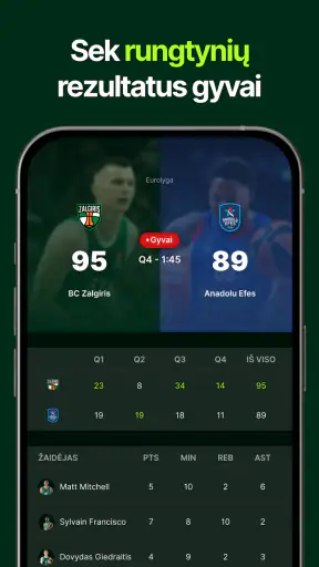 Žalgiris screenshot
