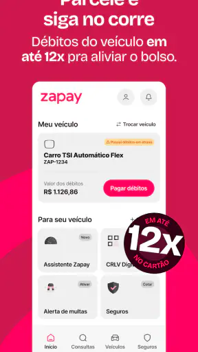 Zapay: Pagar IPVA 2026, multas screenshot