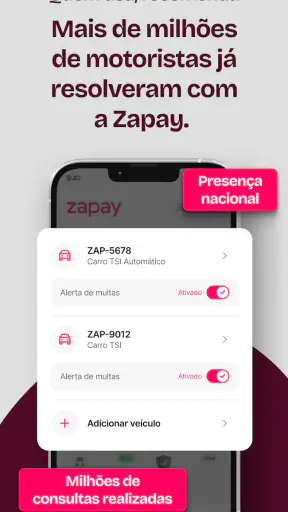 Zapay: Pagar IPVA 2026, multas screenshot