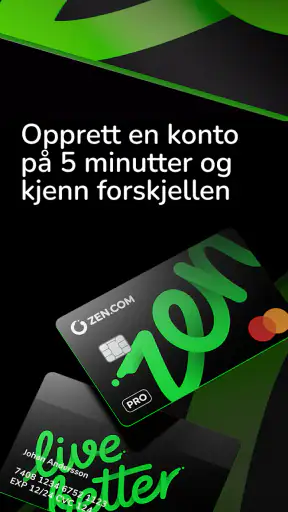 ZEN.COM – Mobil lommebok screenshot