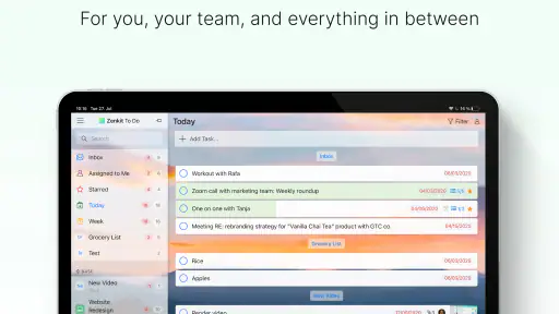 Zenkit To Do screenshot
