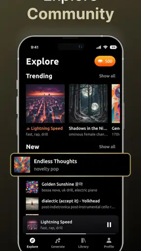 Zona AI Song & Music Generator screenshot