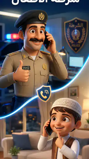 شرطة الأطفال: مكالمة وهمية screenshot