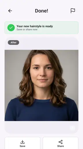 AI Hairstyle Try On & Color screenshot