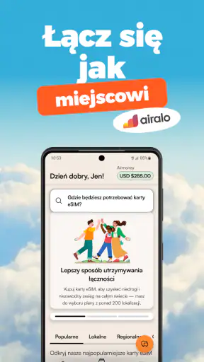 Airalo: internet z karty eSIM screenshot