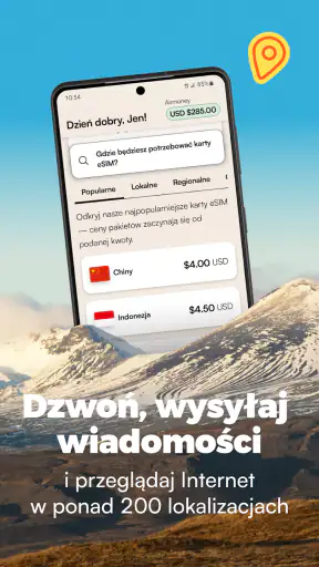 Airalo: internet z karty eSIM screenshot