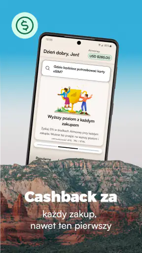 Airalo: internet z karty eSIM screenshot