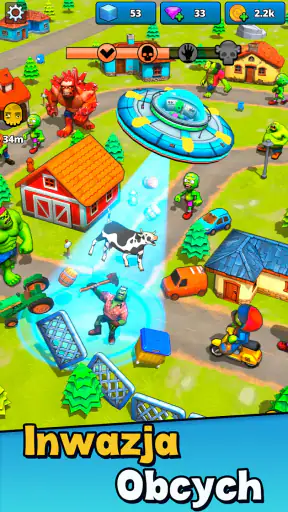 Aliens vs Zombies: Inwazja screenshot