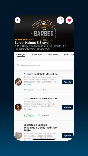 AppBarber: Cliente screenshot