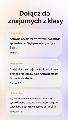 Astra AI: Nauka do egzaminów screenshot