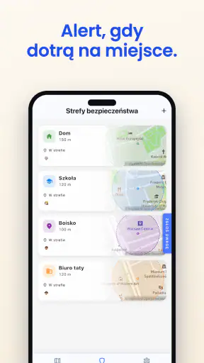 Bezpieczna Rodzina: mapa GPS screenshot