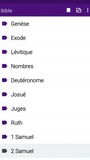 Bible en français courant screenshot