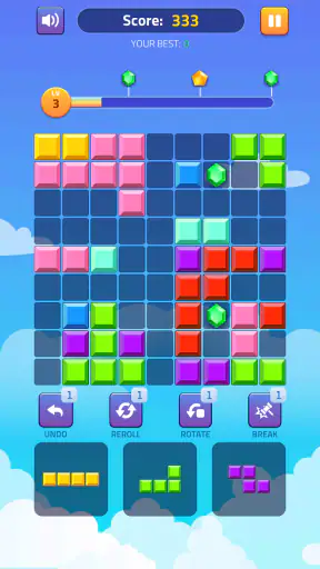 Block Puzzle - Gems Adventure screenshot