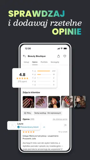 Booksy dla klientów screenshot