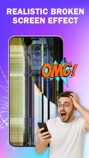 Broken Screen: Magic Wallpaper screenshot